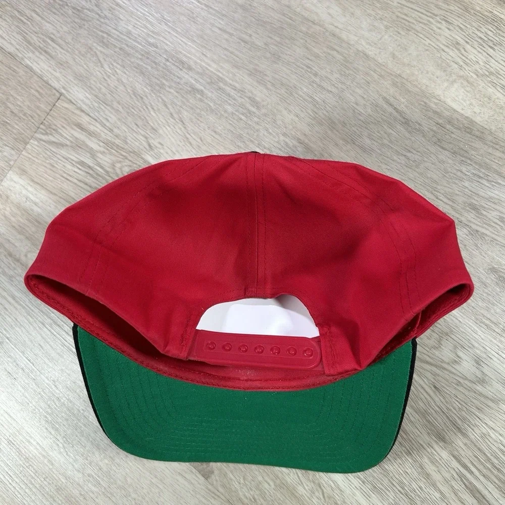 VTG Georgia Bulldogs Snapback Hat NCAA College Twins Bar Line‎ Red Black Cap